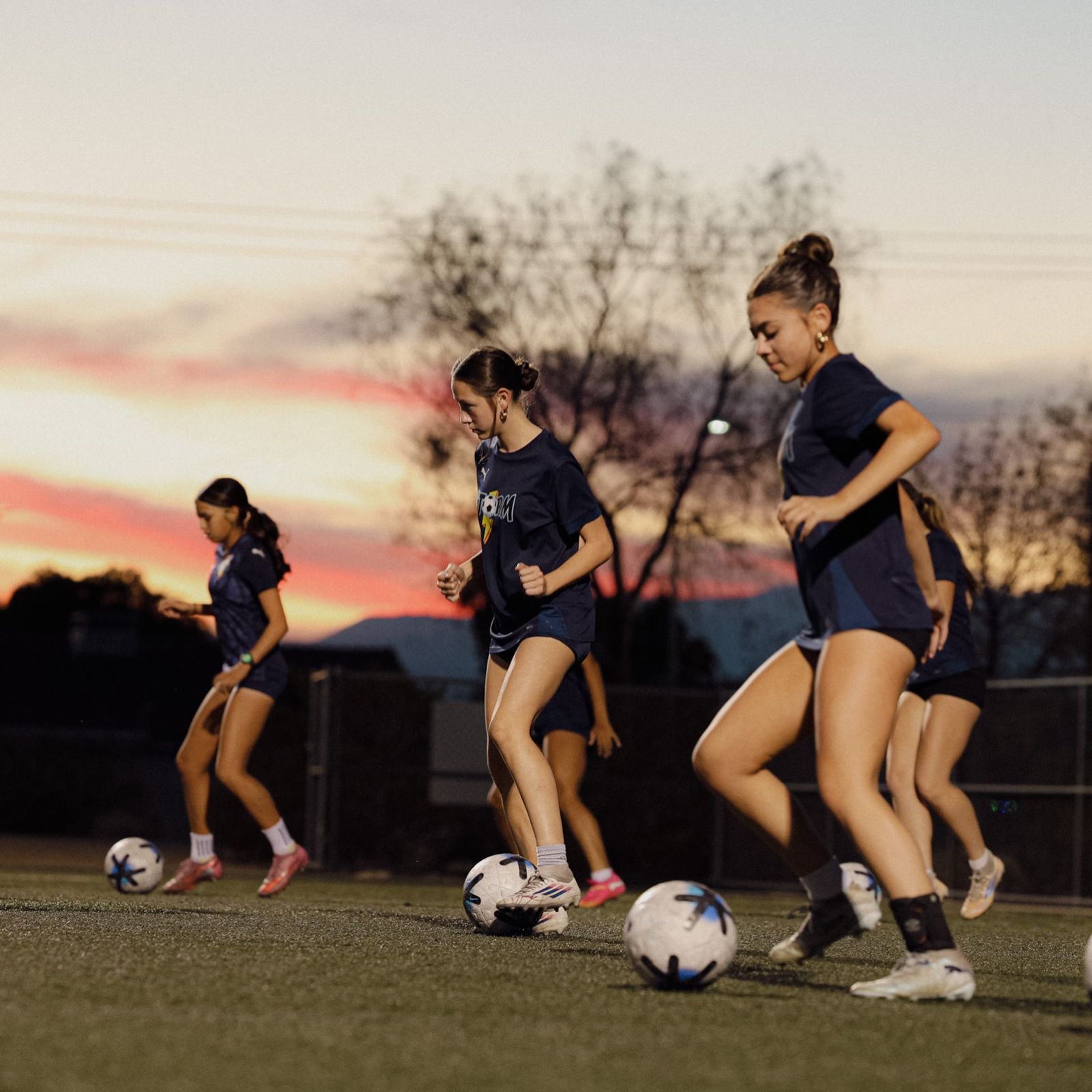 Storm FC training action photo