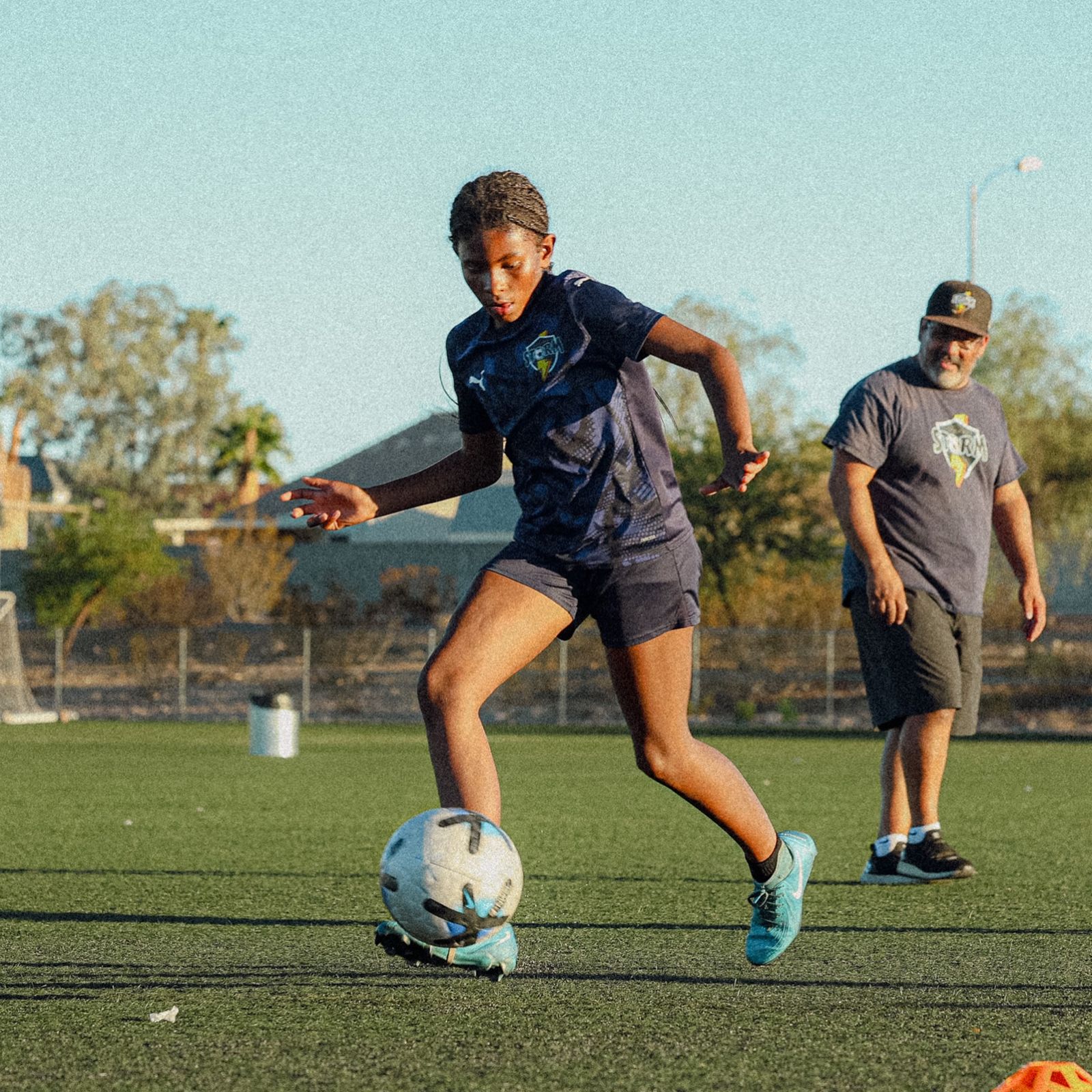 Storm FC training action photo