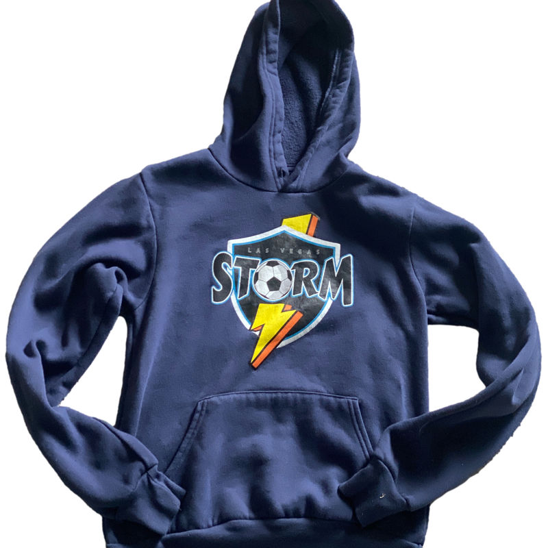 LV STORM Bella Canvas Navy HOODIE